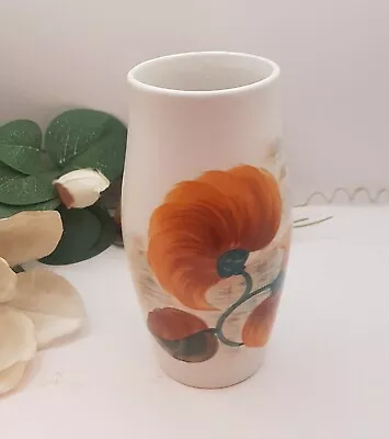 Buy Vintage 1950s Edward Radford Pottery Barrel Form Handpainted Vase • 18£