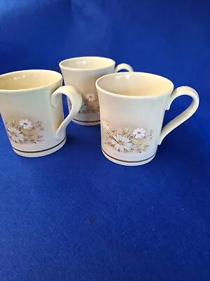 Buy Set Of 3 Pottery Royal Doulton Lambethware - Florinda Coffee / Tea Mugs • 9.95£