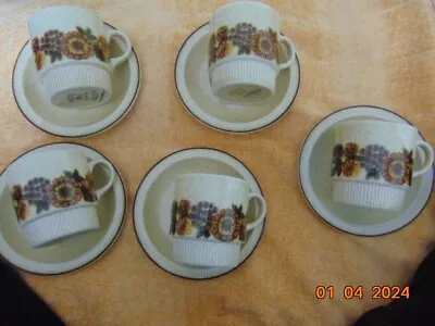 Buy Poole Pottery, Thistlewood. Coffee Cup & Saucer. Used • 4£