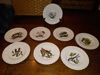 Buy Lot Of 8 Alfred Meakin Audubon's Birds Of America Plates 6 Inch Bread Plate • 33.19£