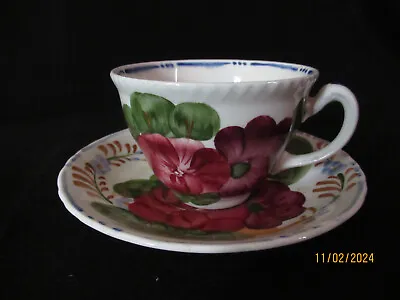 Buy Simpsons / Wood And Sons Belle Fiore Cup And Saucer • 8£
