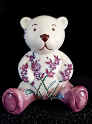 Buy Gorgeous Old Tupton Ware Teddy Bear Figurine  Lavender  9 Cm • 16£