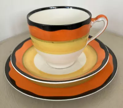 Buy Art Deco A E Gray Gray's Pottery A.187 Tea Trio (Cup, Saucer, Side Plate) • 24.99£