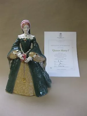Buy Vintage Royal Worcester Bone China Figure ~ Queen Mary I ~ Limited Edition • 99.99£