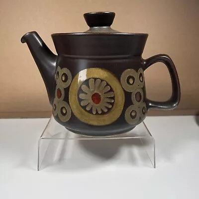 Buy Denby Arabesque - Vintage Retro MCM 1960s Tea Pot By Gill Pemberton Large • 19.99£
