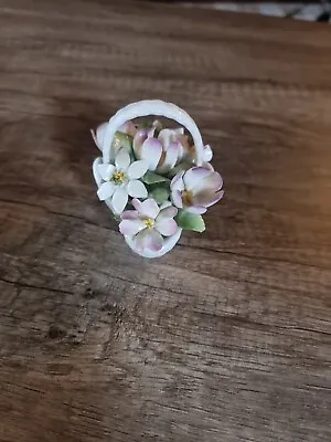 Buy Royal Doulton Bone China Flowers In A Basket Ornament • 2.50£