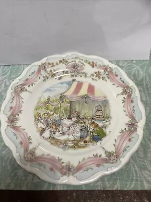 Buy Royal Doulton Jill Barklem Brambly Hedge - The Wedding 8  Collectable Plate • 8.50£