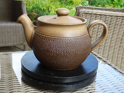 Buy Denby Cotswold Brown Textured Teapot Vintage Mid-century 1.5 Pints • 10£