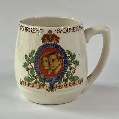 Buy George VI Coronation Mug Commemorative Mug Solian Ware As Found • 5.99£