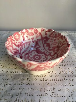 Buy Vintage Pretty Emma Bridgewater Pink Wallpaper Small Fluted Edge Bowl • 14£