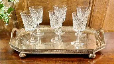 Buy EXC. WATERFORD Crystal  ALANA  4.25  SET Of 6 PORT/SHERRY/SHOT GLASSES - A • 47.95£