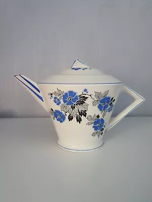Buy  Palissy Art Deco Rare Hand Painted 1.5 Pint Teapot  1934 Excellent Condition • 56£
