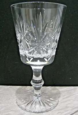 Buy Edinburgh Crystal Star Of Edinburgh Goblet/Wine Glass 16cm With Hallmark On Base • 30£