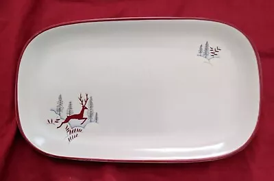 Buy Crown Devon Fielding's - Stockholm 'Leaping Deer' Pattern - Sandwich Plate • 5.99£