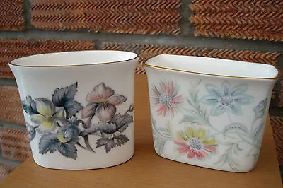 Buy Pair Of Royal Worcester & Minton Matchstick Holders Bone China. • 6£