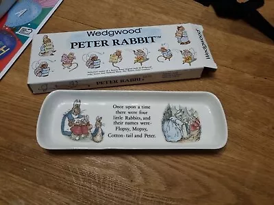 Buy Wedgewood Bone China Peter Rabbit Pencil Tray Trinket Dish In Original Box 9  • 18.99£