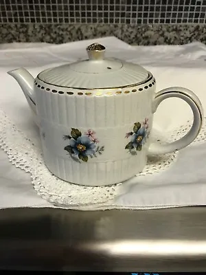 Buy Vintage Royal Stafford Blue Daisies   Bone China Teapot Made In England • 13.32£