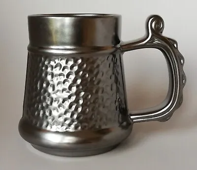 Buy PRINKNASH Abbey Ceramic 'Pewter'/Metallic Lustreware Tankard/Mug: Vintage • 13£