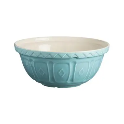 Buy Mason Cash Earthenware Mixing Bowl For Kitchen Pastry Cookie 29cm Turquoise • 23.59£