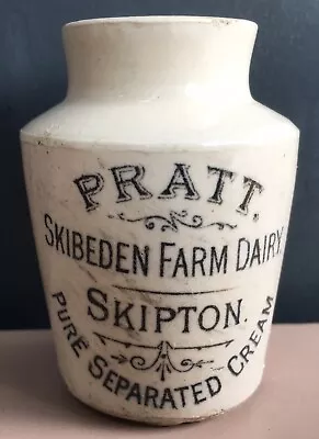Buy Old English Cream Pot Pratt Skipton Ironstone Stoneware Made By Wilson Liverpool • 12.50£
