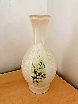 Buy Vintage Irish Parian Donegal China Vase Rosses Pattern  Quite Old Delicate Irish • 14.55£