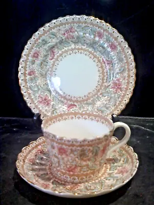 Buy  Antique W A A & Co PERSIAN 1886-1905 TRIO CUP SAUCER TEA PLATE EXCELLENT • 25.99£