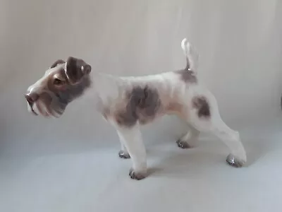 Buy Rare Copenhagen Dahl Jensen Standing Terrier Figurine Ref 1009 • 49.99£