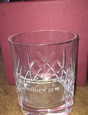 Buy Cut Glass Tumbler, Greyhound Winners Trophy, New In Presentation Box • 3£