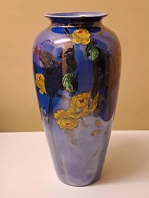Buy Wilkinsons Pottery Lustre Ware Large Vase Clarice Cliff Interest Shorter  • 65£