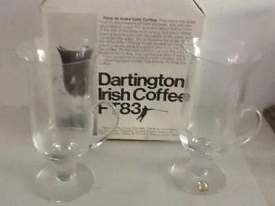 Buy Dartington Irish Coffee Glasses FT83 Designed By Frank Thrower Made In England  • 9.50£