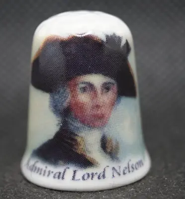 Buy Bone China Thimble Collection - Admiral Lord Nelson • 1.50£