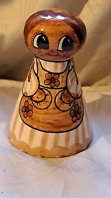 Buy Jersey Pottery Mcm Stylized Sweet Girl With Flowers Money Box Ex. Condition • 21.75£