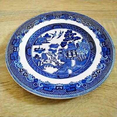 Buy (648) Johnson Bros Blue Willow Pattern Side Plate. • 1£