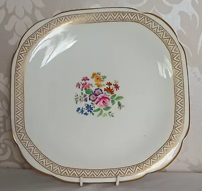 Buy Vintage Collectors Cake/Sandwich Plate  New Chelsea 4147 Staffs Made In England • 24.99£