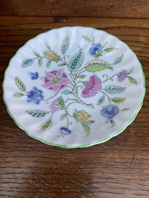 Buy Minton Haddon Hall’ English Bone China Pretty Floral Trinket Dish VGC 4.5” • 6£