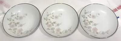 Buy Vintage Noritake China 6009 Barbara Flower Theme 5.5” Bowls (3) • 15.80£