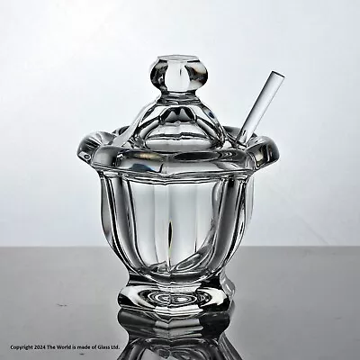 Buy Baccarat Crystal Glass Preserve Pot Or Sugar Bowl With Spoon • 65£