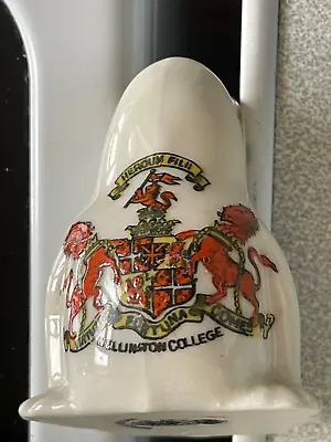 Buy Old Arcadian Crested China - Open Mouthed Frog C.1918 Arms Of Wellington College • 2.99£