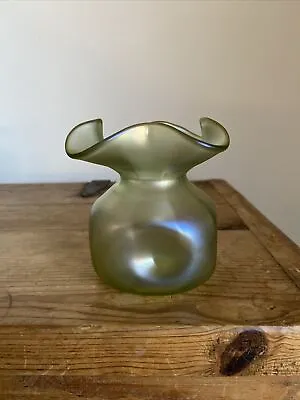 Buy Antique Art Nouveau Loetz Olympia PN II-251 Iridescent Art Glass Dimpled Vase • 144.07£