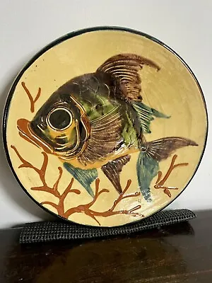 Buy A Large Vintage Puigdemont Hand Made Fish Wall Plate ~ 32cm • 30£