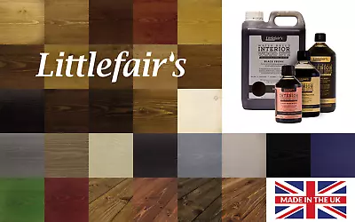 Buy Littlefair's Indoor Wood Stain Water Based Eco Friendly Light & Dark Finishes • 19.95£