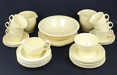 Buy Vintage Woodsware / Wood's Ware Jasmine Tableware Set, 32 Pieces • 79.99£