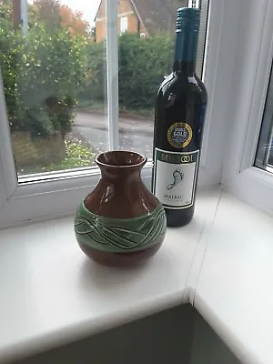 Buy Vintage Holkham Pottery  Celtic Pattern Studio Pottery Art Vase. • 28£