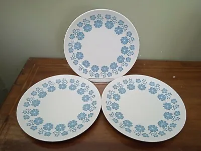 Buy Vintage Set Of Three (3) Burleigh Ironstone 'Pacific' Pattern, 20cm Or 8  Plates • 5.95£