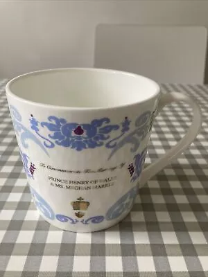 Buy Prince Henry And Meghan Markel Commemorative Marriage Mug By M+S Bone China • 19.99£