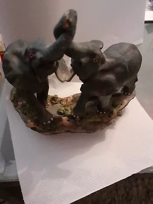 Buy Elephants Ornament With Number 17535a In Good Condition  • 4.20£