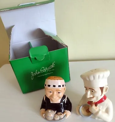 Buy John Beswick China Salt & Pepper Pots Boxed Chef Waitress • 9.99£