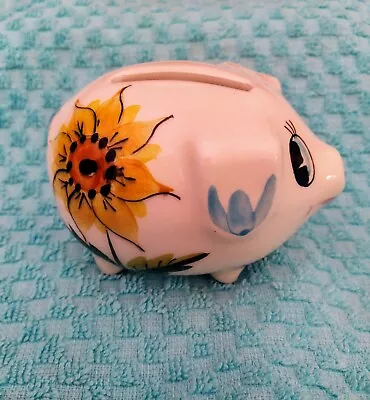 Buy Vintage Ceramic Piggyback Foreign With Floral Pattern In Great Condition • 4.50£