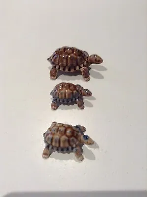 Buy Vintage Wade Porcelain Tortoise  Set Of 3 • 9£