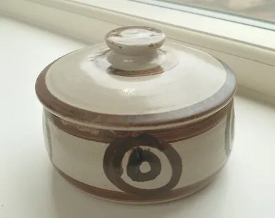 Buy Vintage Abaty Stoneware Wales Lidded Bowl - 12cm Diameter • 10£